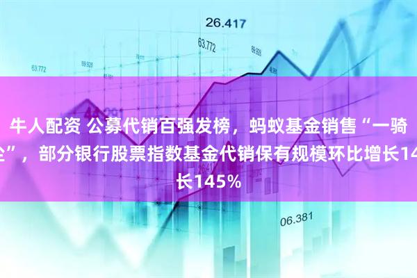 牛人配资 公募代销百强发榜,蚂蚁基金销售“一骑绝尘”,部分银行股票指数基金代销保有规模环比增长145%