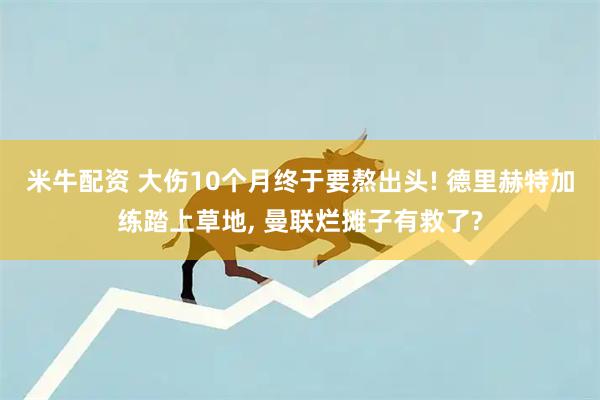 米牛配资 大伤10个月终于要熬出头! 德里赫特加练踏上草地, 曼联烂摊子有救了?