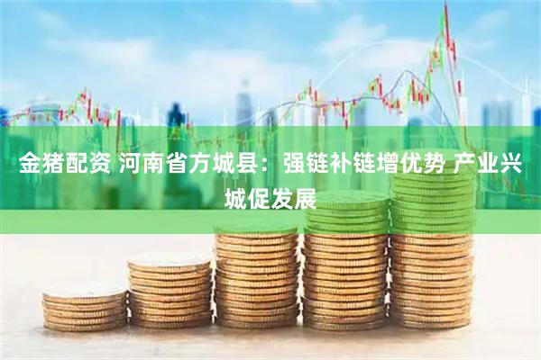 金猪配资 河南省方城县:强链补链增优势 产业兴城促发展
