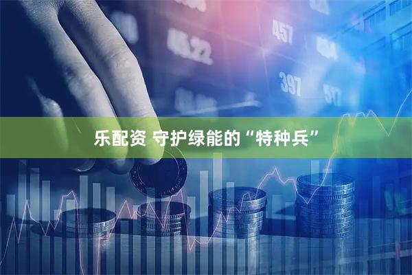 乐配资 守护绿能的“特种兵”